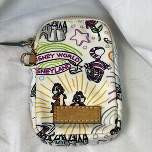 *Dooney & Bourke*Disney Parks*Nylon*SKETCH*Wristlet*21145Q S167B Missing Strap